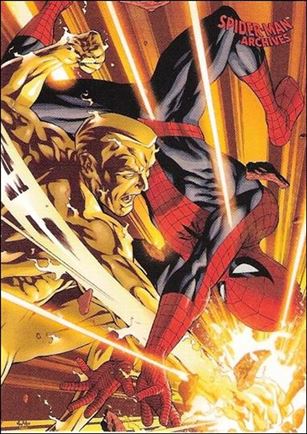 Spider-Man Archives (Base Set) card 49 Spider-Man vs. Molten Man