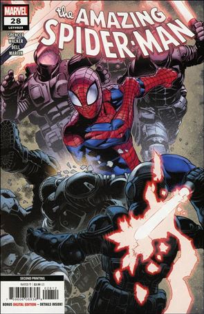Amazing Spider-Man (2018) issue 28-D Kev Walker Cover (2nd Printing)