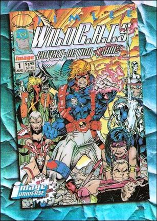 Topps Finest Image Universe Founders Series (Debut Issue Covers Subset) card d2 WildC.A.T.S #1