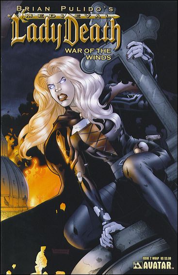 Brian Pulido's Medieval Lady Death: War of the Winds issue 2-B Wraparound Cover