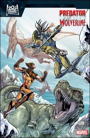 Predator vs. Wolverine issue 4-B Dan Jurgens Cover