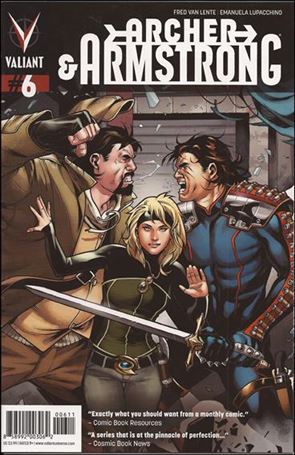 Archer & Armstrong (2012) issue 6 Emanuela Lupacchino Cover