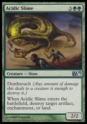 Magic the Gathering: 2011 Core Set (Base Set) card 161 Acidic Slime