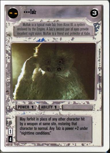 Star Wars: Premiere Unlimited (Base Set) card 172 Talz