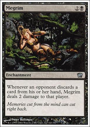 Magic the Gathering: 8th Edition (Base Set) card 143 Megrim