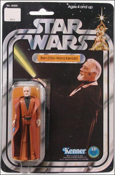 Star Wars 3 3/4" Basic Action Figures (Vintage) figure 5-B Ben (Obi-Wan) Kenobi (SW 12 Back Gray Hair)