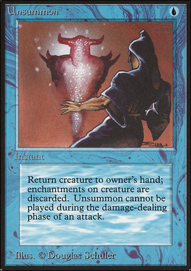 Magic the Gathering: Limited Edition Beta (Base Set) card 87 Unsummon
