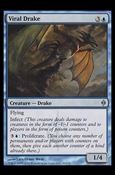 Magic the Gathering: New Phyrexia card 49 Viral Drake