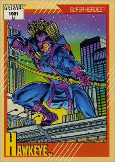 Marvel Universe: Series 2 (Base Set) card 20 Hawkeye