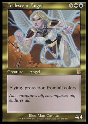 Magic the Gathering: Odyssey (Base Set) card 288 Iridescent Angel