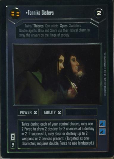 Star Wars: Reflections: A Collector's Bounty (Base Set) card 12 Tonnika Sisters