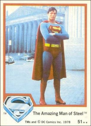 Superman (Movie) Series 1 (Base Set) card 51 The Amazing Man of Steel