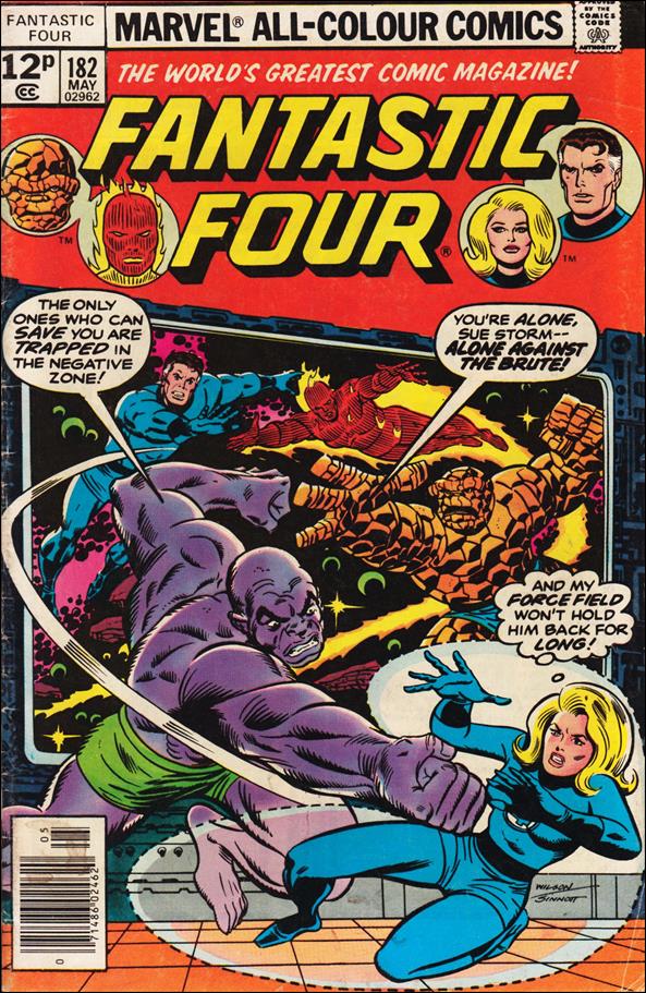 Fantastic Four (1961) issue 182-B UK Price Cover