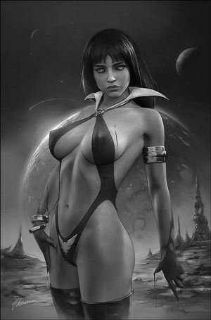 Vampirella (2019) issue 22-M Shannon Maer 1:21 Black & White Virgin Cover