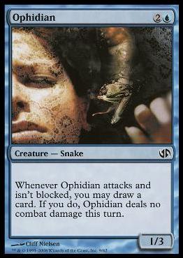 Magic the Gathering: Duel Decks: Jace vs. Chandra (Base Set) card 9 Ophidian