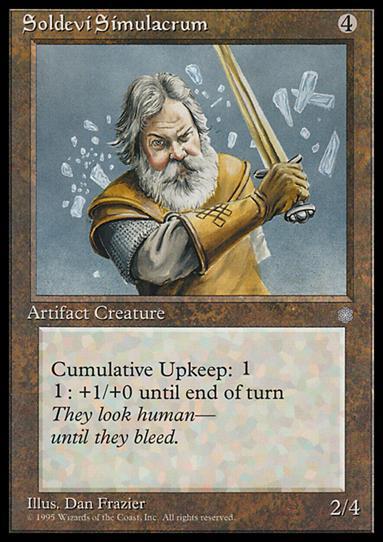 Magic the Gathering: Ice Age (Base Set) card 339 Soldevi Simulacrum