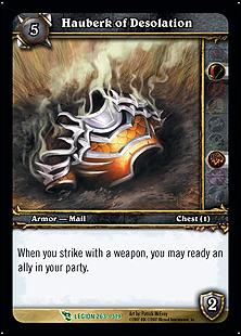 World of Warcraft: March of the Legion (Base Set) card 263 Hauberk of Desolation