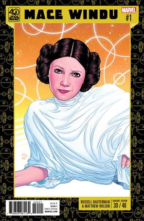 Star Wars: Mace Windu issue 1-B Russell Dauterman Star Wars 40th Anniversary Cover