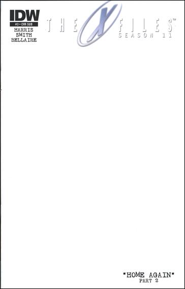 X-Files: Season 11 issue 3-C Blank Subscription Cover