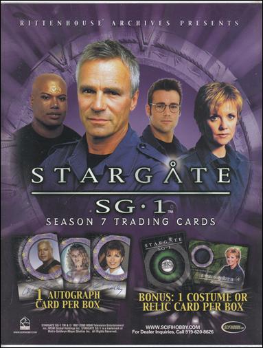 Stargate SG-1: Season 7 card 7 Sell Sheet