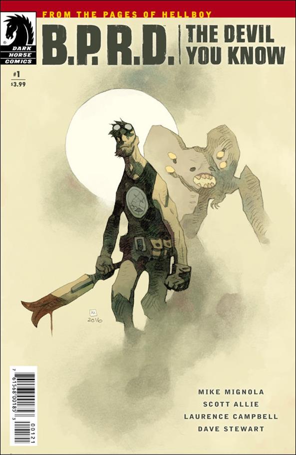 B.P.R.D.: The Devil You Know issue 1-B Mike Mignola Cover