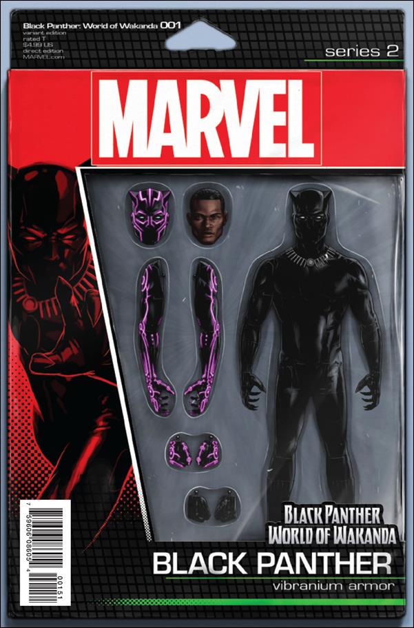 Black Panther: World of Wakanda issue 1-E John Tyler Christopher Action Figure Cover