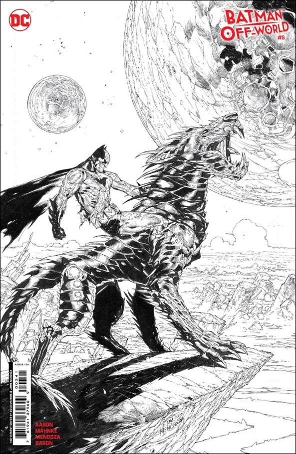 Batman: Off-World issue 3-D Doug Mahnke 1:50 B&W Cardstock Cover