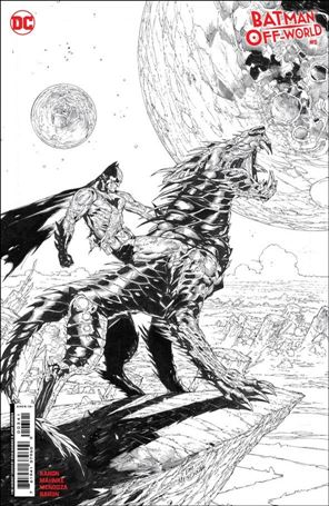 Batman: Off-World issue 3-D Doug Mahnke 1:50 B&W Cardstock Cover