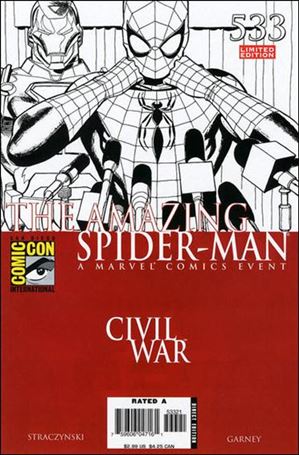 Amazing Spider-Man (1963) issue 533-B San Diego Comic-Con Sketch Cover