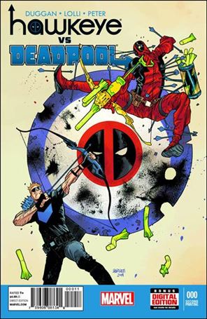 Hawkeye vs Deadpool issue 0-C James Harren Cover (2nd Printing)