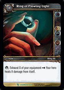 World of Warcraft: March of the Legion (Base Set) card 272 Ring of Flowing Light