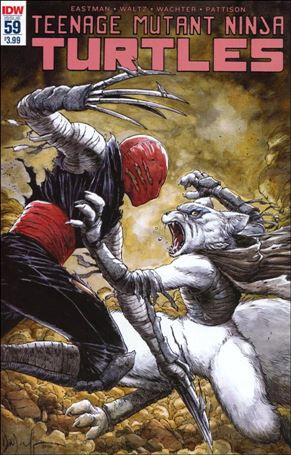 Teenage Mutant Ninja Turtles (2011) issue 59-F Dave Wachter Cover (2nd Printing)