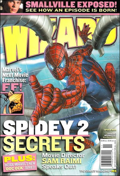 Wizard: The Comics Magazine issue 145-B Greg Horn Spider-Man Cover