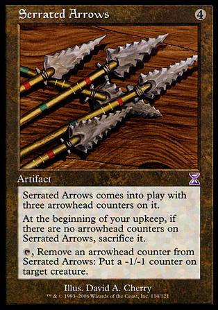 Magic the Gathering: Time Spiral (Timeshifted Subset) card 114 Serrated Arrows