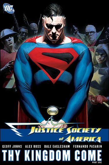 Justice Society of America issue 2 "Thy Kingdom Come: Part One" Dust Jacket