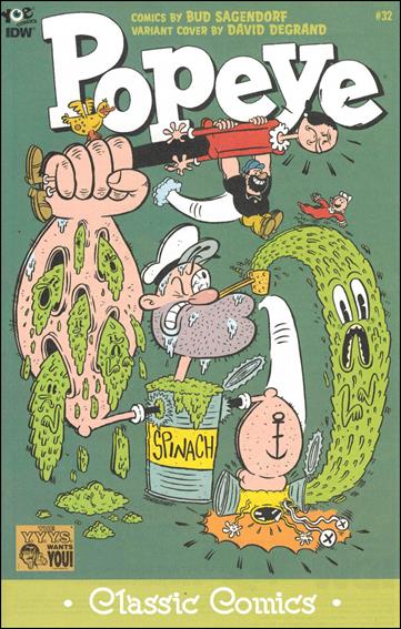Classic Popeye issue 32-B David DeGrand 1:10 Cover