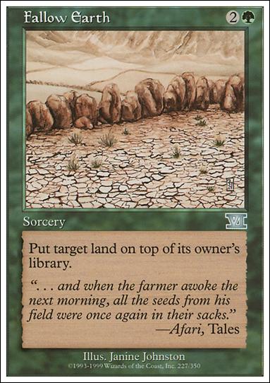 Magic the Gathering: 6th Edition (Base Set) card 227 Fallow Earth