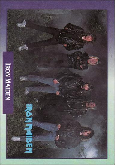 Rock Cards (Base Set) card 180 Iron Maiden