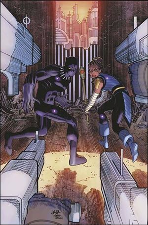 Black Panther (2022) issue 1.00-H John Romita Jr. 1:100 Virgin Cover