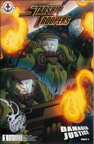 Starship Troopers: Damaged Justice issue 1 Shanth Enjeti Cover
