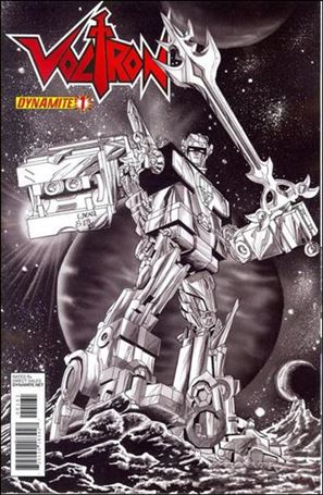 Voltron (2011) issue 1-F Wagner Reis 1:15 B&W Cover