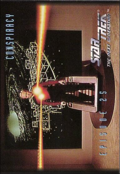 Star Trek: The Next Generation - The Episode Collection Season One (Base Set) card 84 Conspiracy, Episode 25C