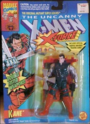 X-Men (X-Force) figure 26-B Kane (Double-Fisted Weapons) Green Suit