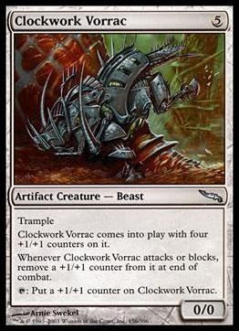Magic the Gathering: Mirrodin (Base Set) card 156 Clockwork Vorrac