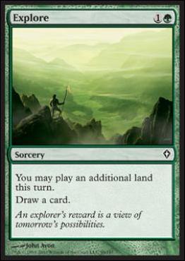 Magic the Gathering: Worldwake (Base Set) card 99 Explore
