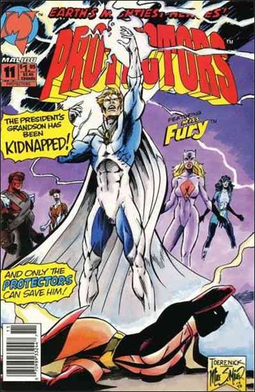 Protectors (1992) issue 11-B Newsstand Edition / Price Variant