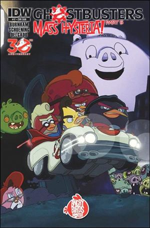 Ghostbusters (2013) issue 17-B Tristan Jones Angry Birds Subscription Cover