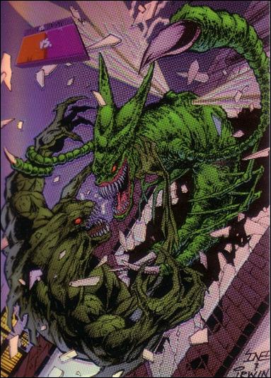 Marvel vs WildStorm (Chromium Refractor Parallel Base Set) card 67 Brood vs. Daemonite