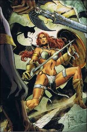 Red Sonja vs Thulsa Doom issue 4-C Will Conrad Virgin Cover
