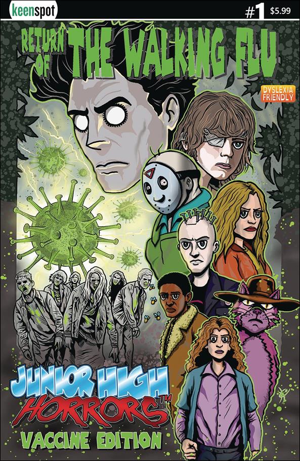 Junior High Horrors: Return of the Walking Flu issue 1 Eric Kent Cover